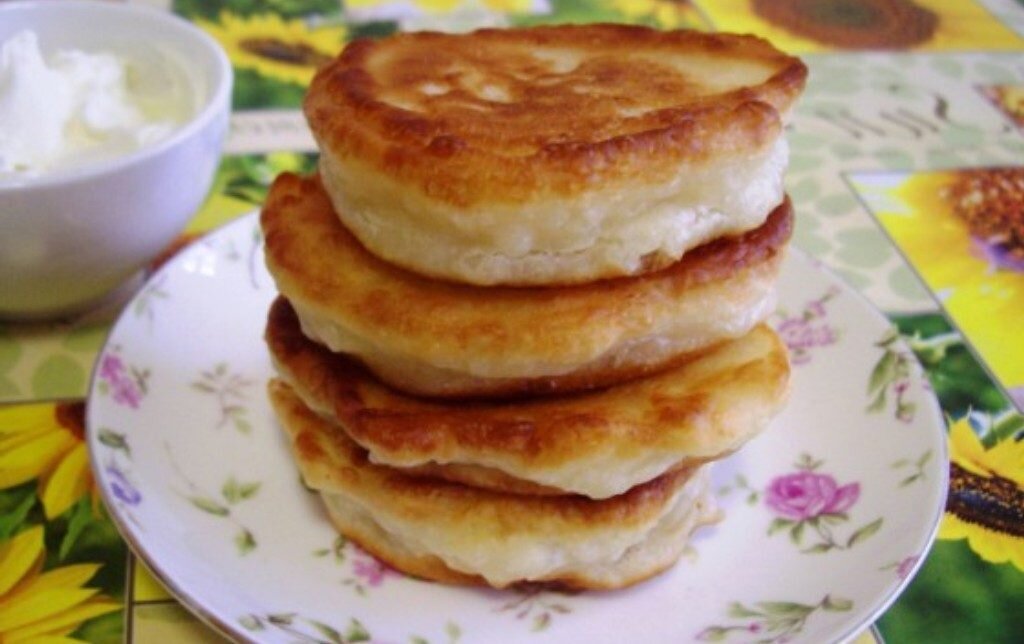 
Пышные оладьи на дрожжах