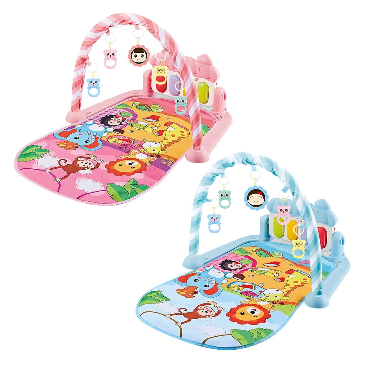 Детский развивающий коврик с пианино