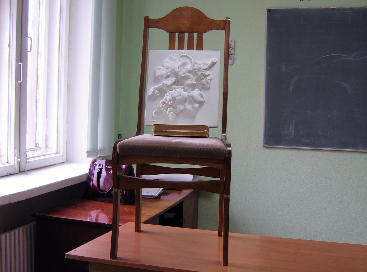 Постановка розетки "виноградная лоза"