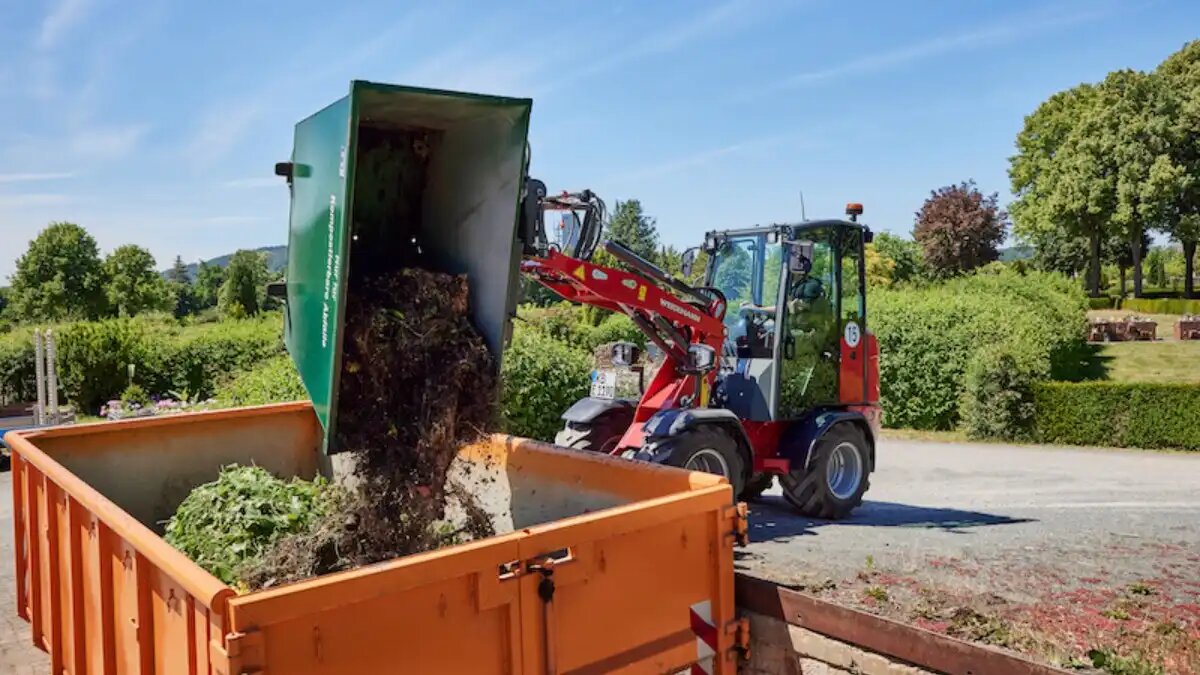 Фото: Пресс-служба Weidemann Новый электрический погрузчик Hoftrac 1190e второго поколения