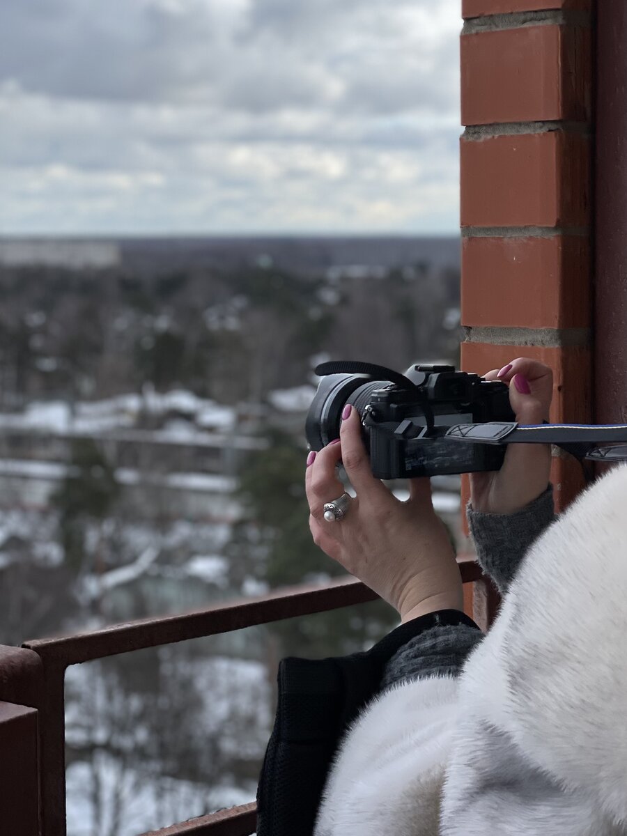 Район станции Тайнинская, зима 2022.