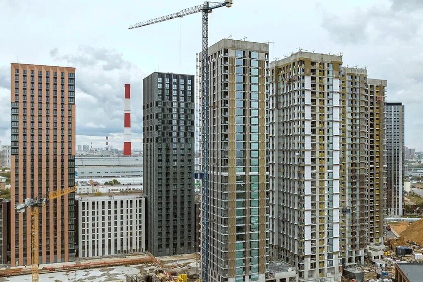 ЖК «Метрополия» — аэросъемка Новострой-М