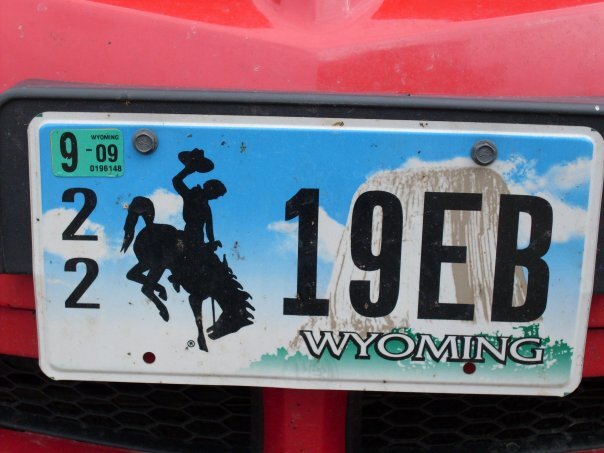 автомобильный номер штата 