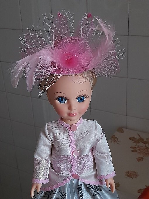 Пиджак "Розовый жемчуг" для куклы Анастасии. Февраль, 2023. 