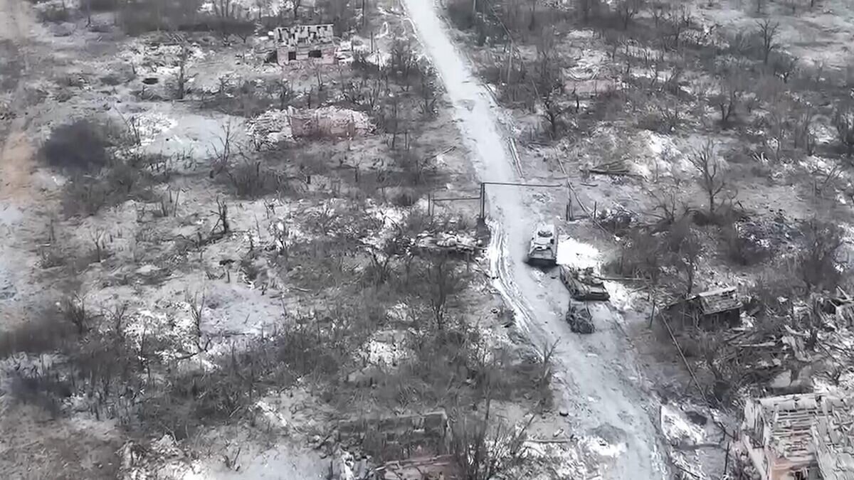    Село Спорное в ДНР, оставленное украинскими националистами© РИА Новости