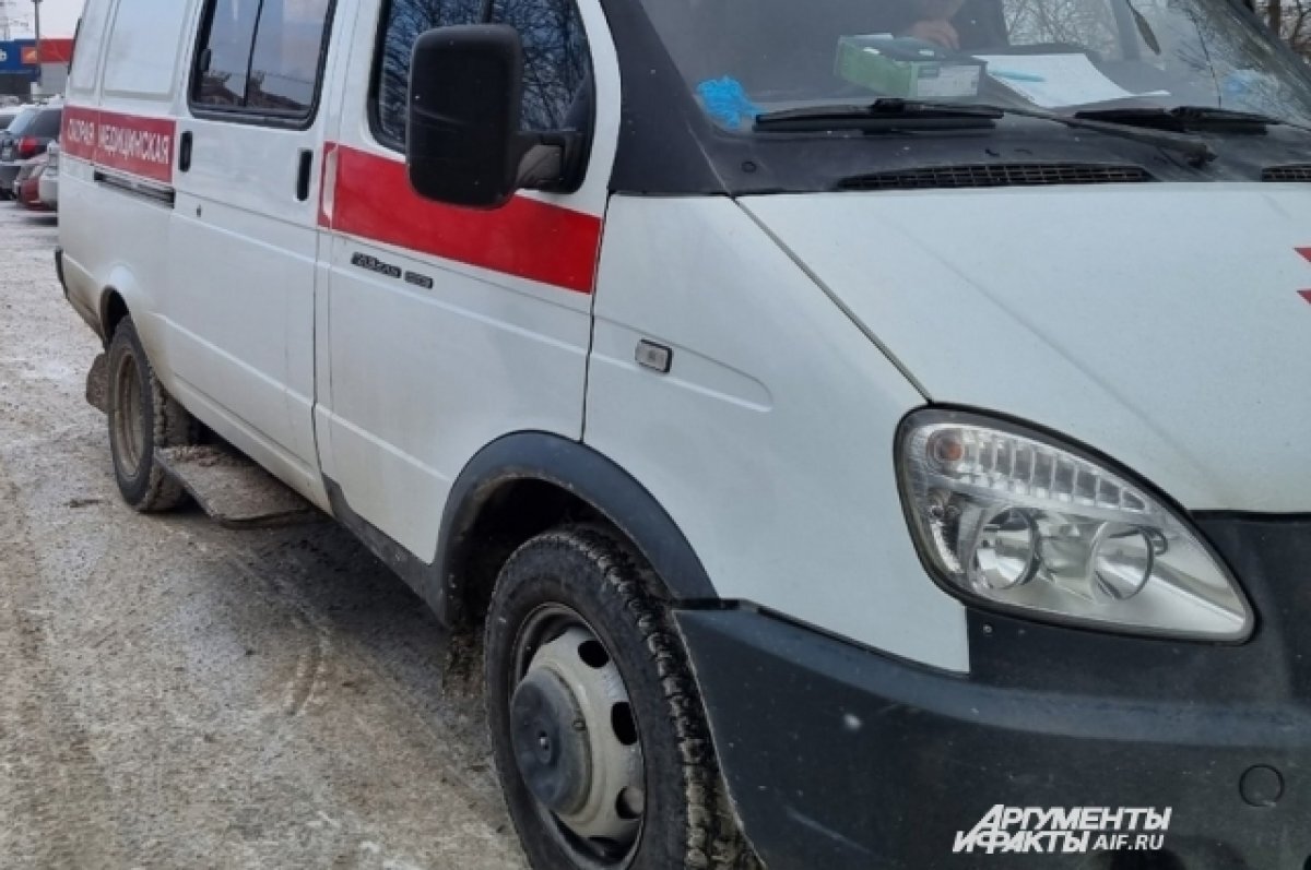    В Перми врач и фельдшер пострадали в ДТП с иномаркой и авто скорой помощи