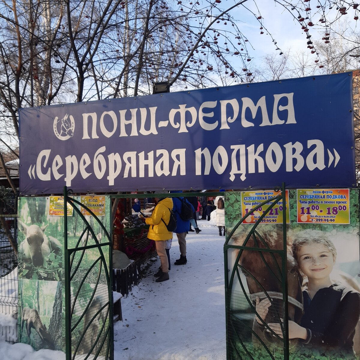 Вход на Пони-ферму. Фото автора канала.