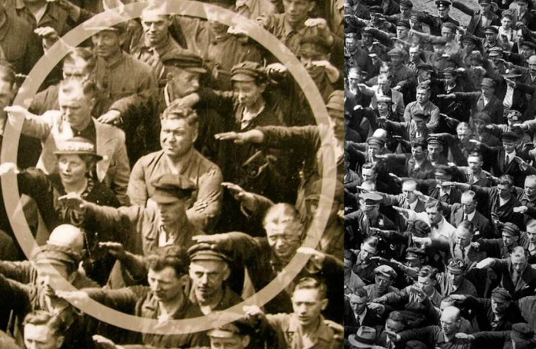 Картинка гитлера с поднятой рукой