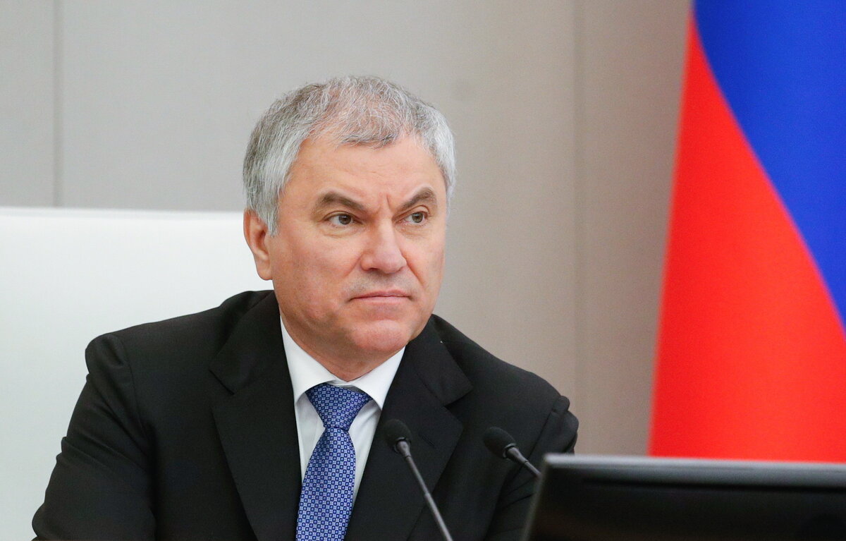    Спикер Госдумы РФ Вячеслав Володин  Марат Абулхатин/Пресс-служба Госдумы РФ/ТАСС