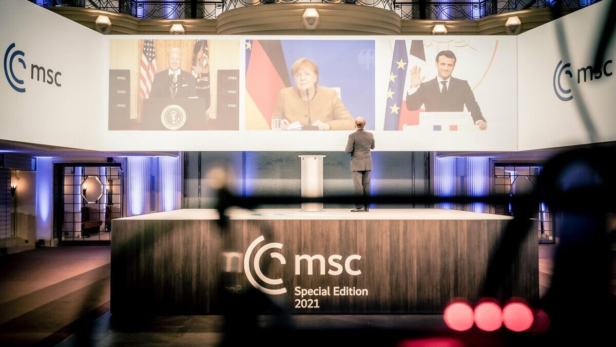    Онлайн-сессия Мюнхенской конференции по безопасности© Фото : Stiftung Münchner Sicherheitskonferenz (gemeinnützige) GmbH