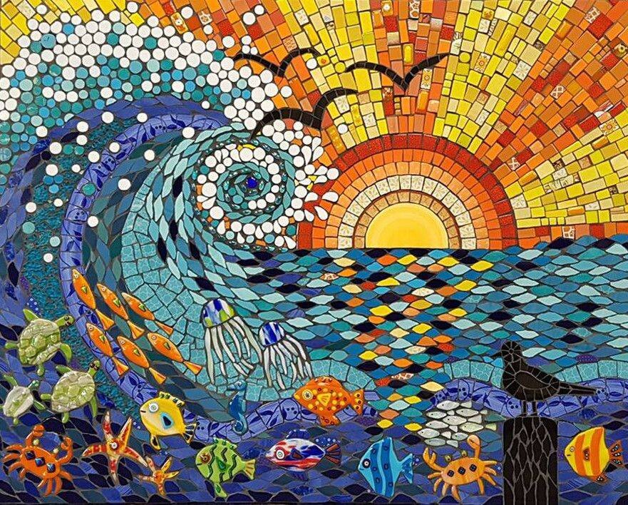 Рисунок для мозаики. Изображение: pro100hobbi.ru