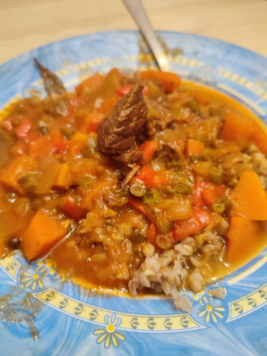 Мое мясо с гречкой 