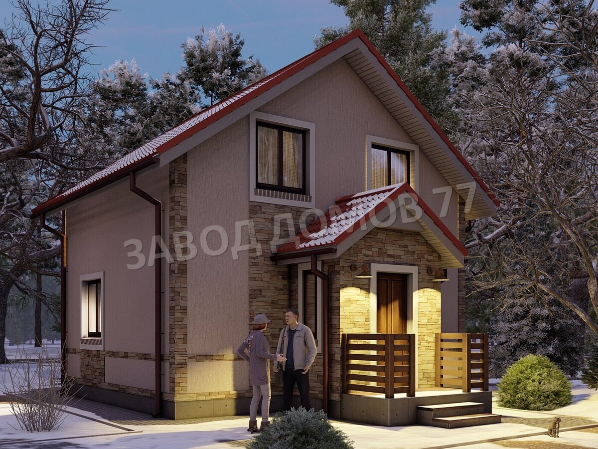 Проект дома из СИП панелей «Сынтул»