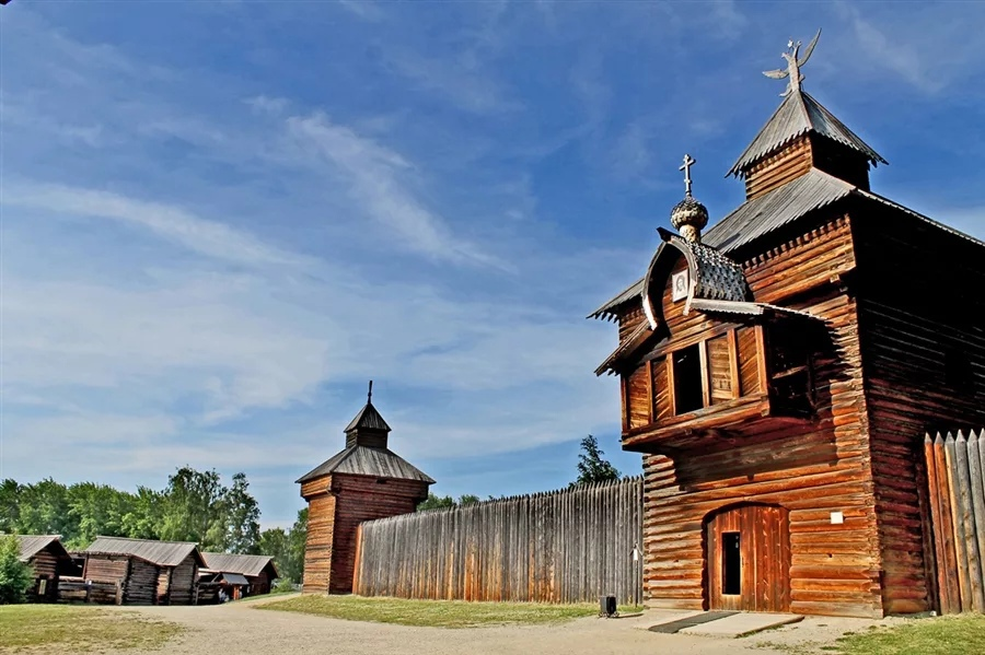 Башня Илимского острога, Иркутская область.