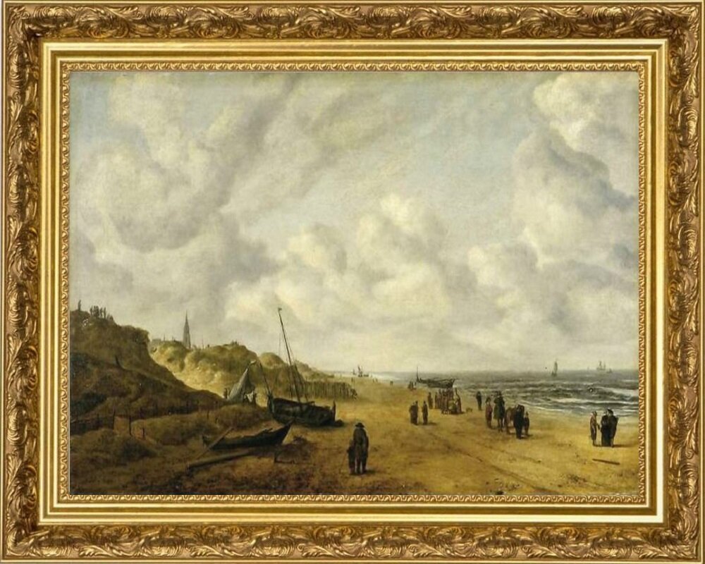 Хендрик ван Антониссен, «Вид на пески Шевенингена» ,1641, холст, масло