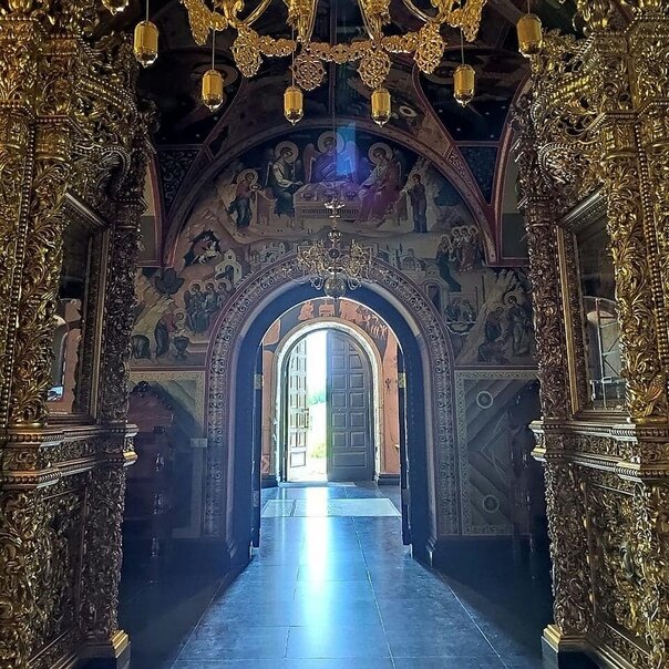 Вид из притвора на выход