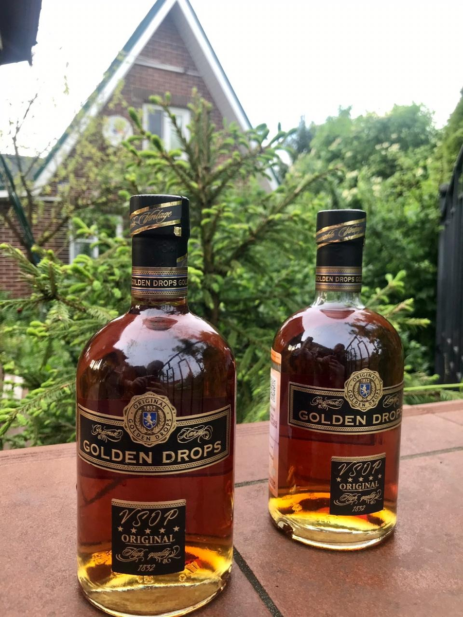 российский коньяк golden drops