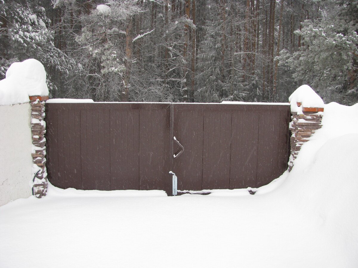 Глухие распашные ворота от ООО "Портал - Автоматики"