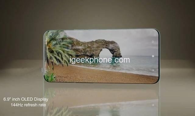 Igeekphone image render new Xiaomi 11 display desing 