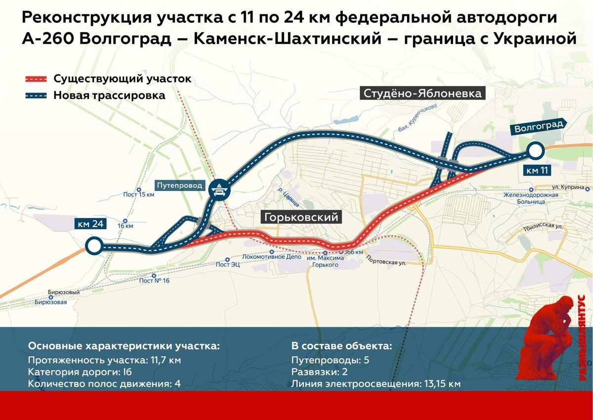 Карта объездной дороги волгограда будущей