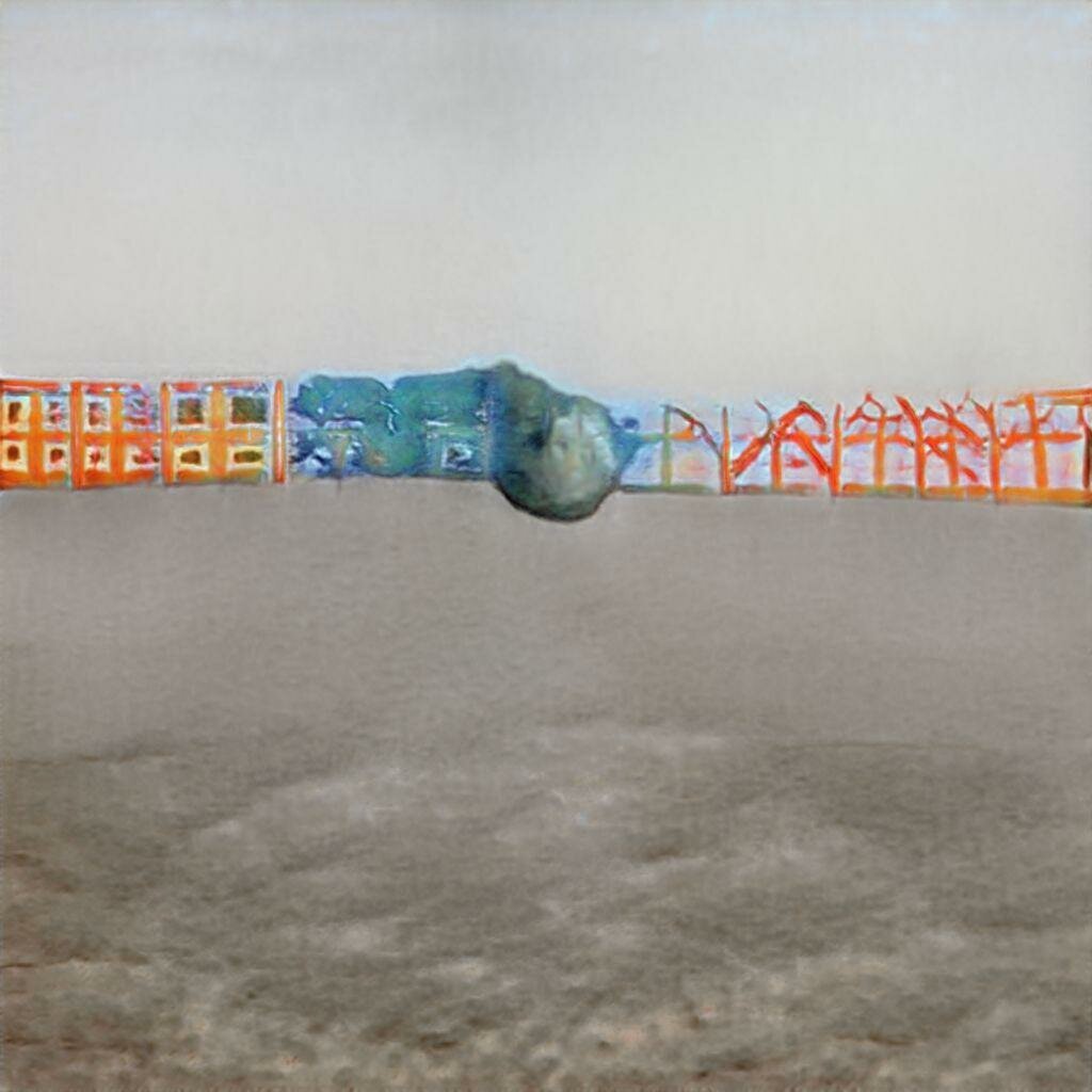 Картина "Куда катится этот мир" , созданная нейросетью Яндекс.Алиса