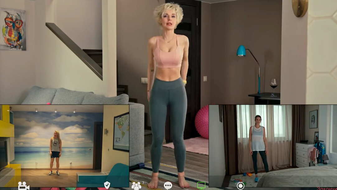 Анна Старшенбаум в роли психолога Алины. Кадр из кинофильма "Психологини на карантине", 2020 г., режиссер Михаил Морсков. Скриншот кадра для иллюстрации