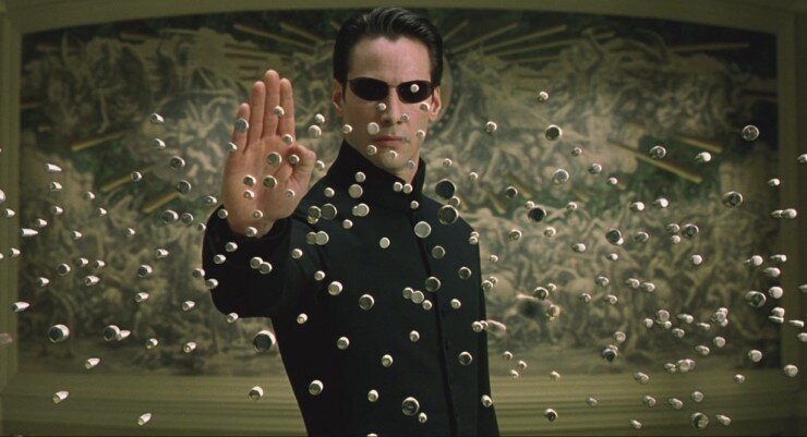 Bullet Time эффект в фильме "Матрица"