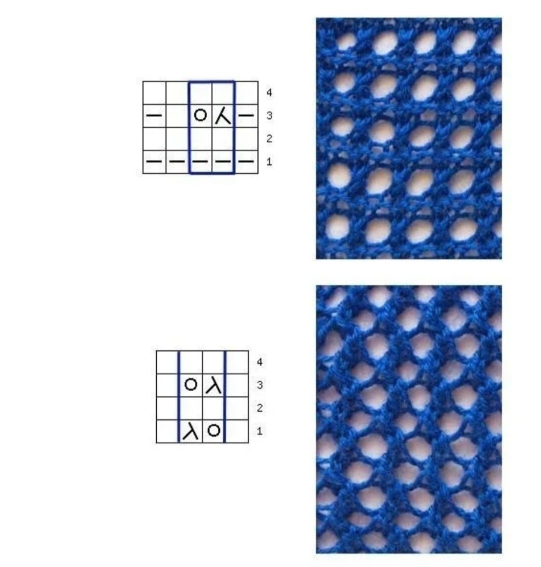 Узор дырка. Ажур сетка спицами схема вязания. Вязание спицами узор сеточка схемы. Ажурная вязка сетка спицами схемы. Узор ажурная сетка спицами схема.