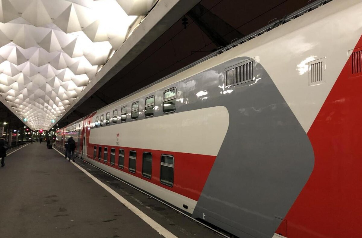 2 этажный поезд санкт петербург москва