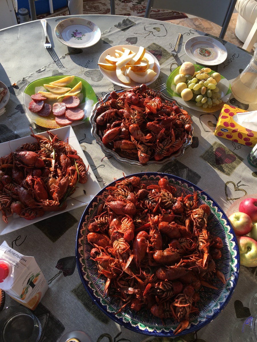 Готовые раки. 