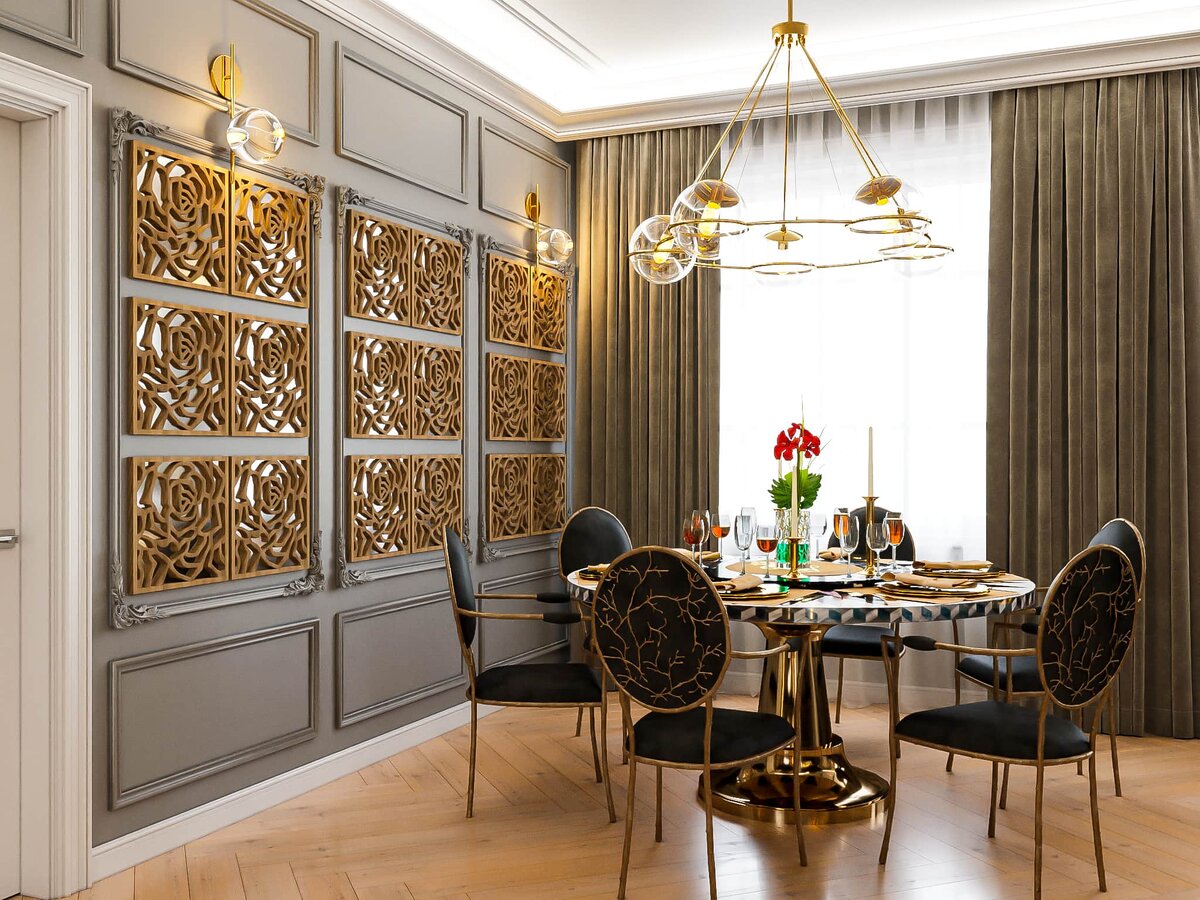 Зеркальные стеновые панели от бренда Relieffo