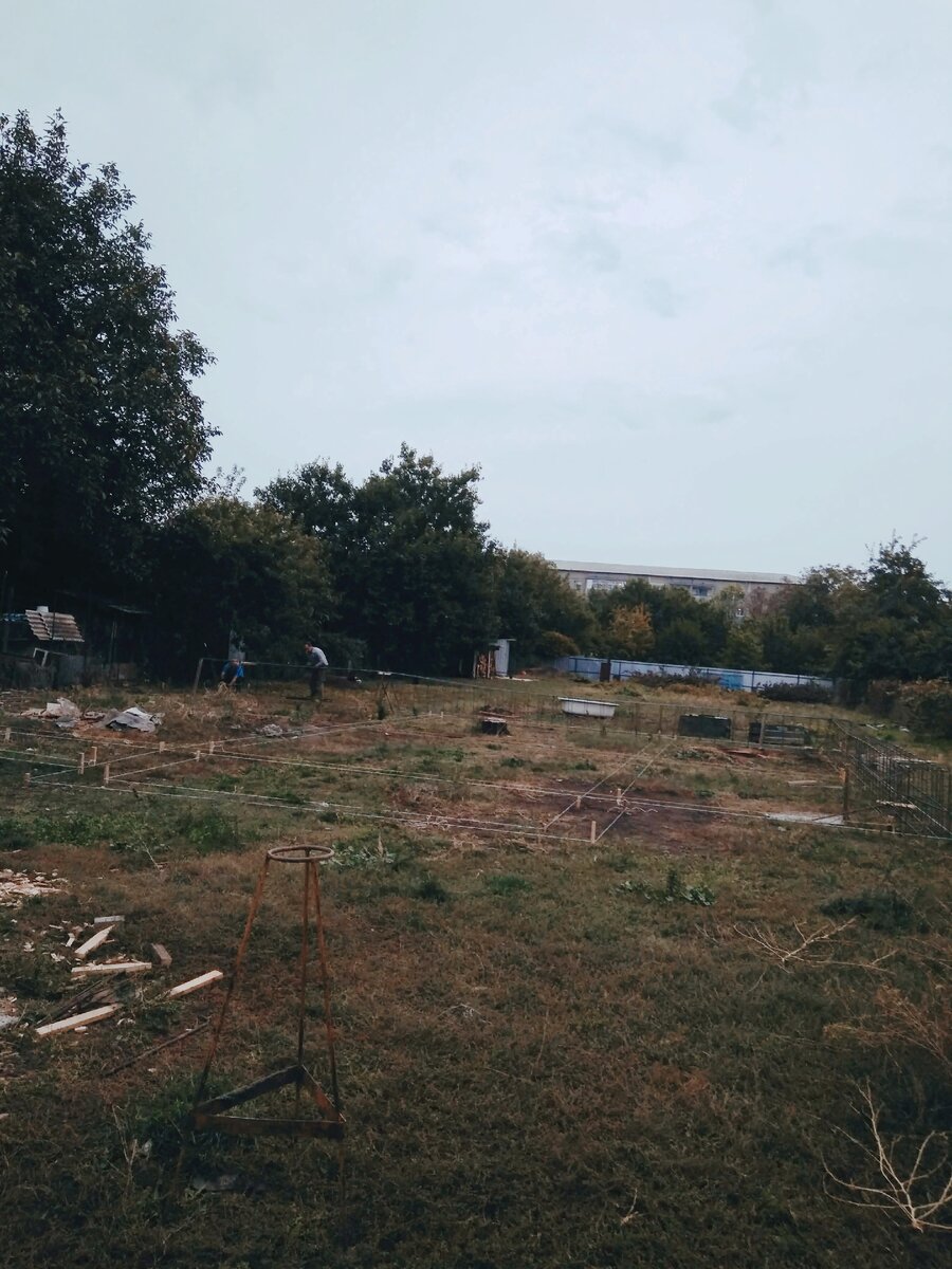 Разметка и частично связанный армокаркас