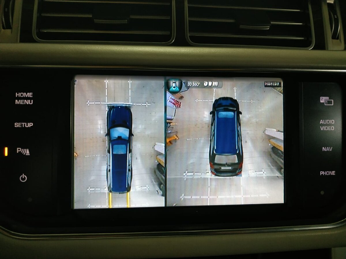 Установка системы кругового обзора на RANGE ROVER VOGUE