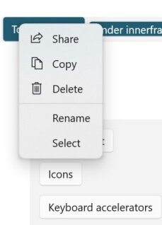 Скруглённые углы контекстного меню