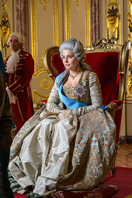 Ю.Снигирь стала одной из актрис, воплотивших на экране образ Екатерины II