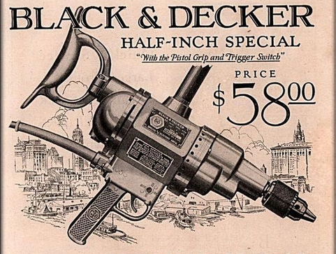 Дрель Black&Decker 50-х годов