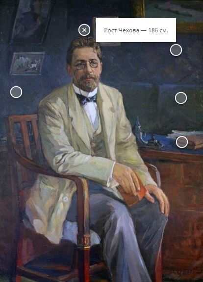 Портрет А. П. Чехова (худ. В. Цветкова)