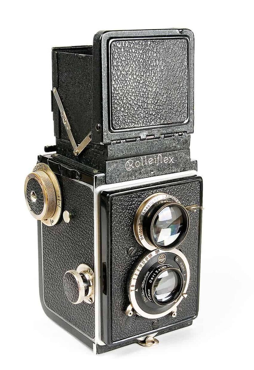 Оригинальный Rolleiflex, выпущенный в конце 1920-х.