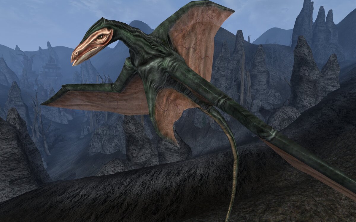 Скальный наездник elder scrolls. Скальный наездник морровинд. Скальный наездник морровинд арт. Morrowind cliff racer. Tes morrowind скальный наездник.