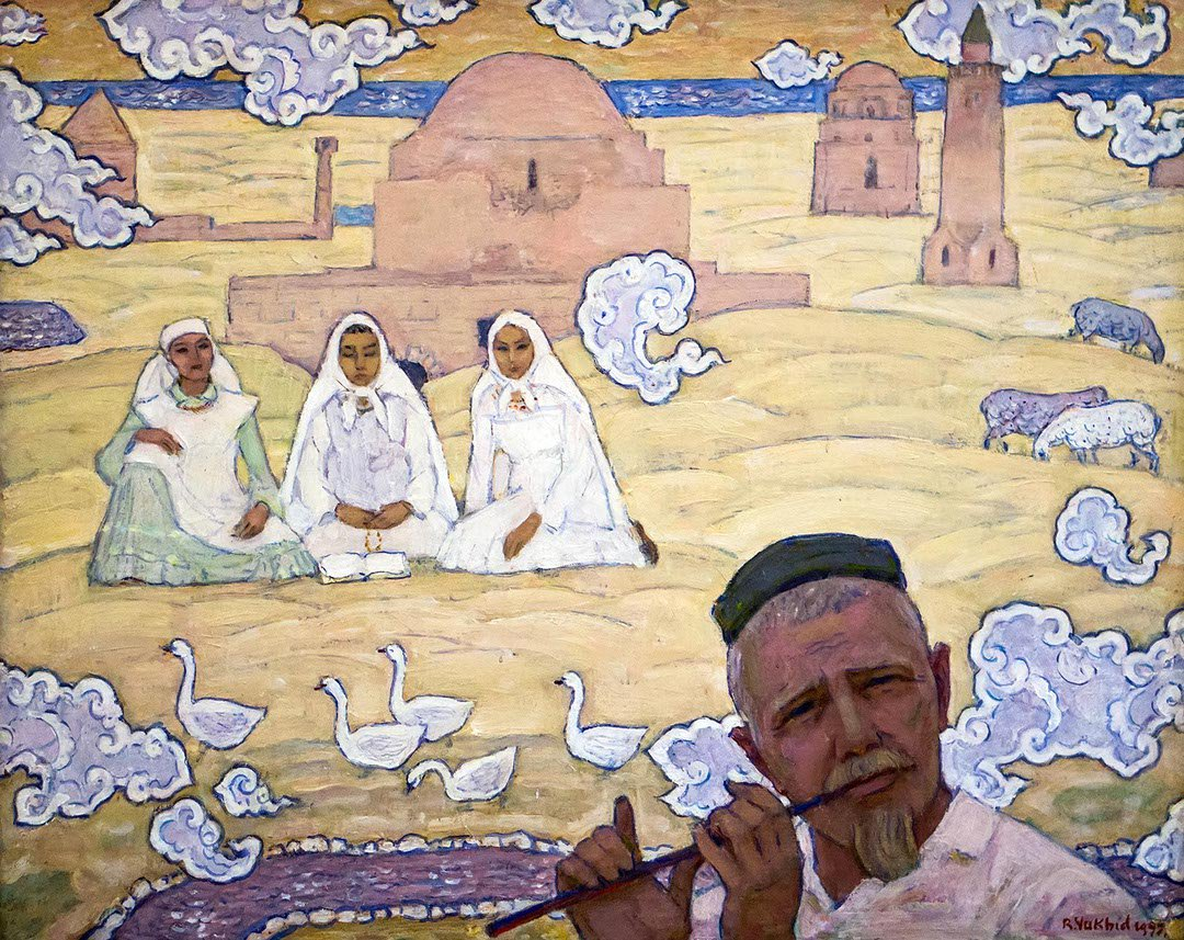 Мелодия. Художник Рифкат Вахитов.