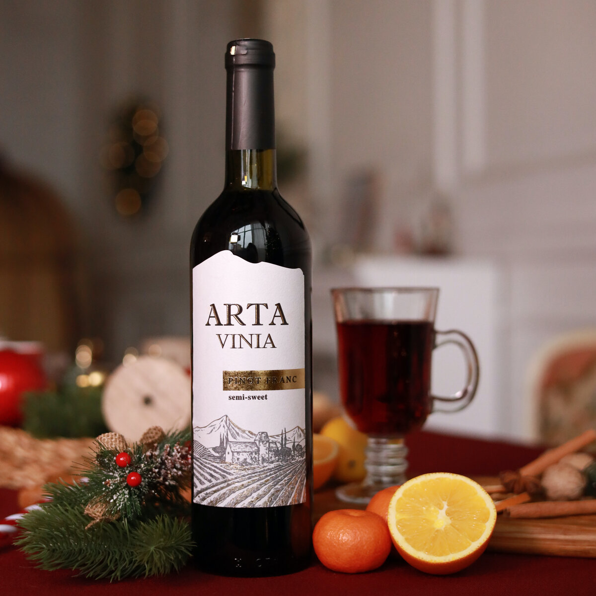Красное тихое «Arta Vinia» сорта Пино Фран от Минского завода игристых вин