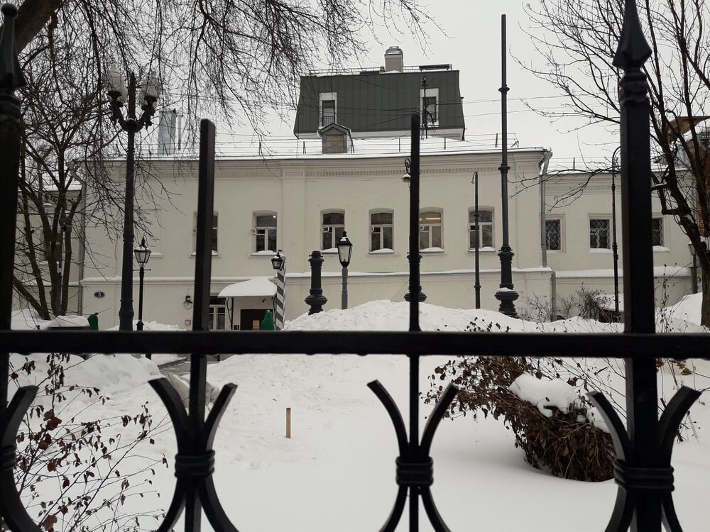 Палаты Протопоповых, музей "Огни Москвы" (Армянский переулок №3-5с1) зимой, фотография автора