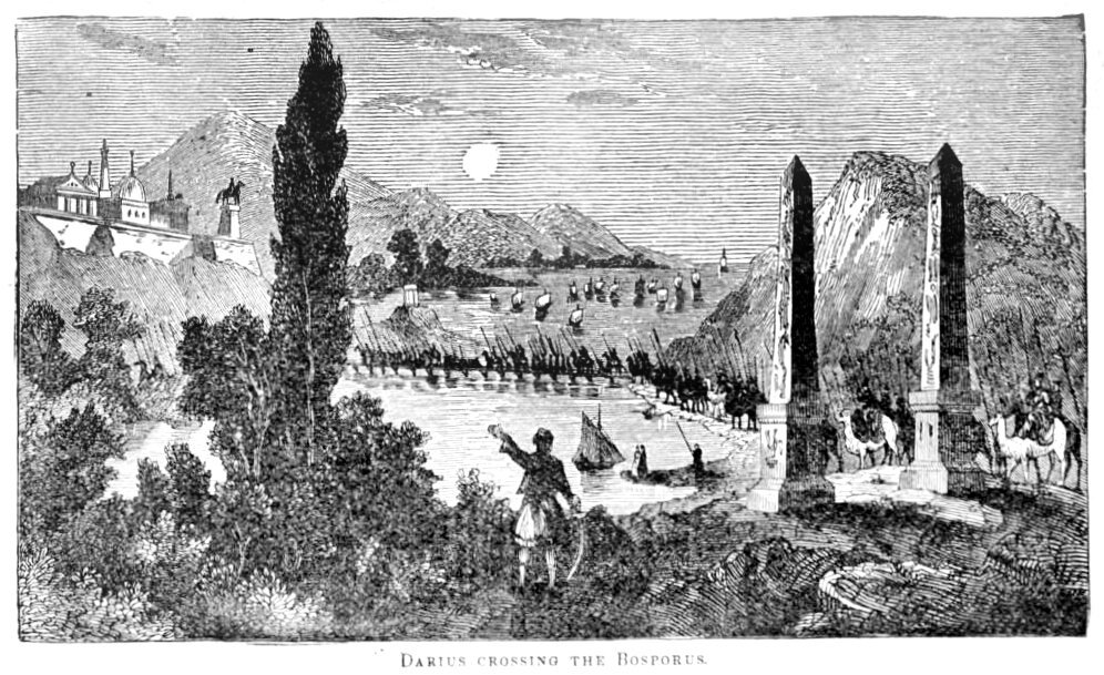 © Wikipedia / public domain (Переход войска Дария через Босфор, изображение 1870-х)