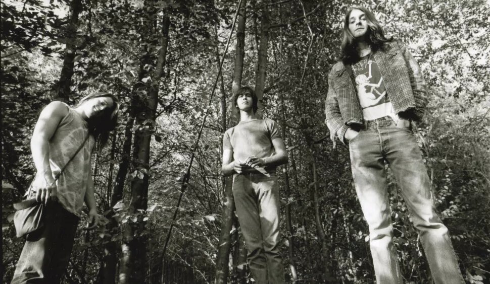 Nirvana в 1989 году. Курт Кобейн, Крист Новоселич и Чэд Ченнинг