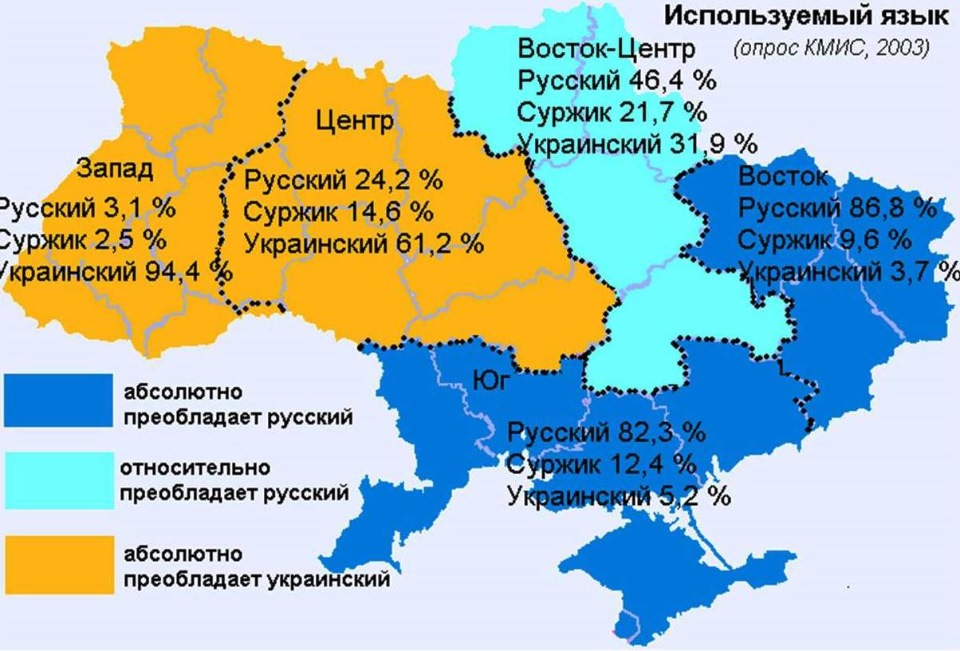Кто такие суржики. Карта регионов Украины. Границы Украины на карте. Карта Украины на русском языке