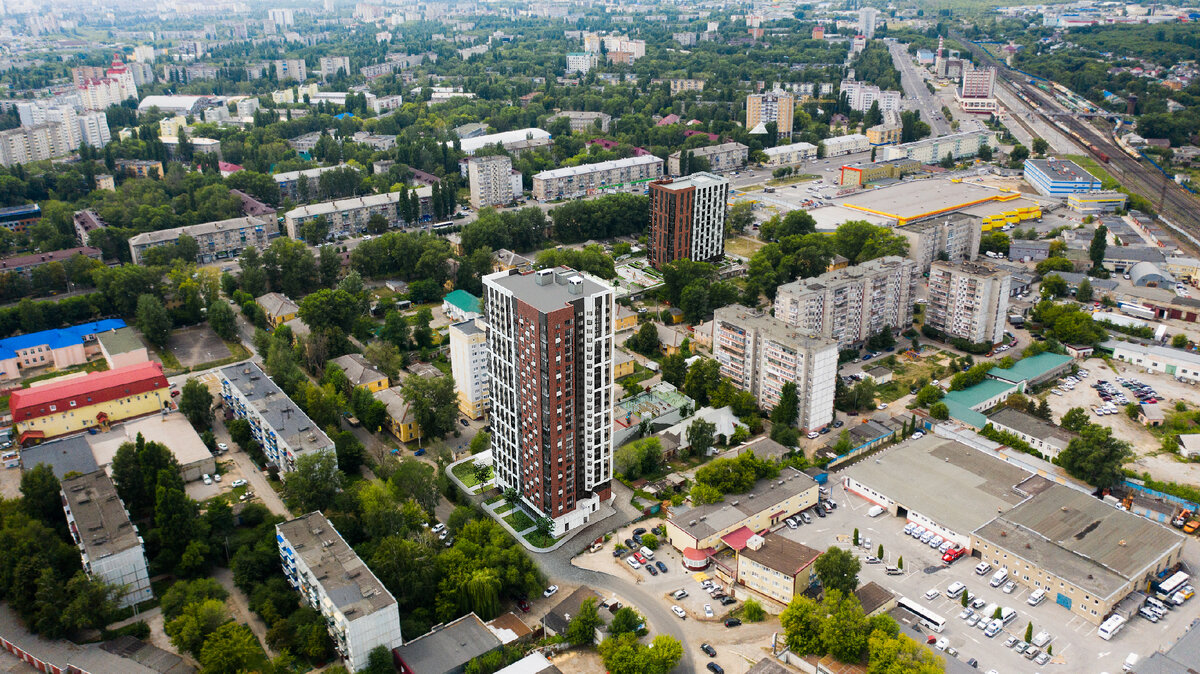 Текущая застройка ул. Гагарина