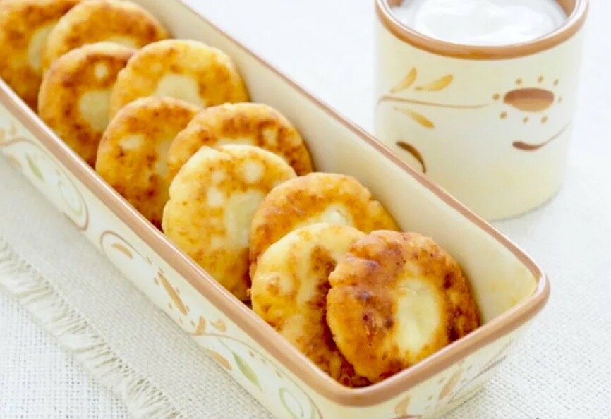 Сырники с рисовой мукой.