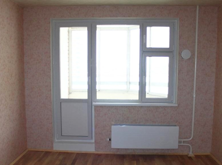 Рис. 1 Жилая комната 1-комнатной квартиры панельного дома серии П-44Т