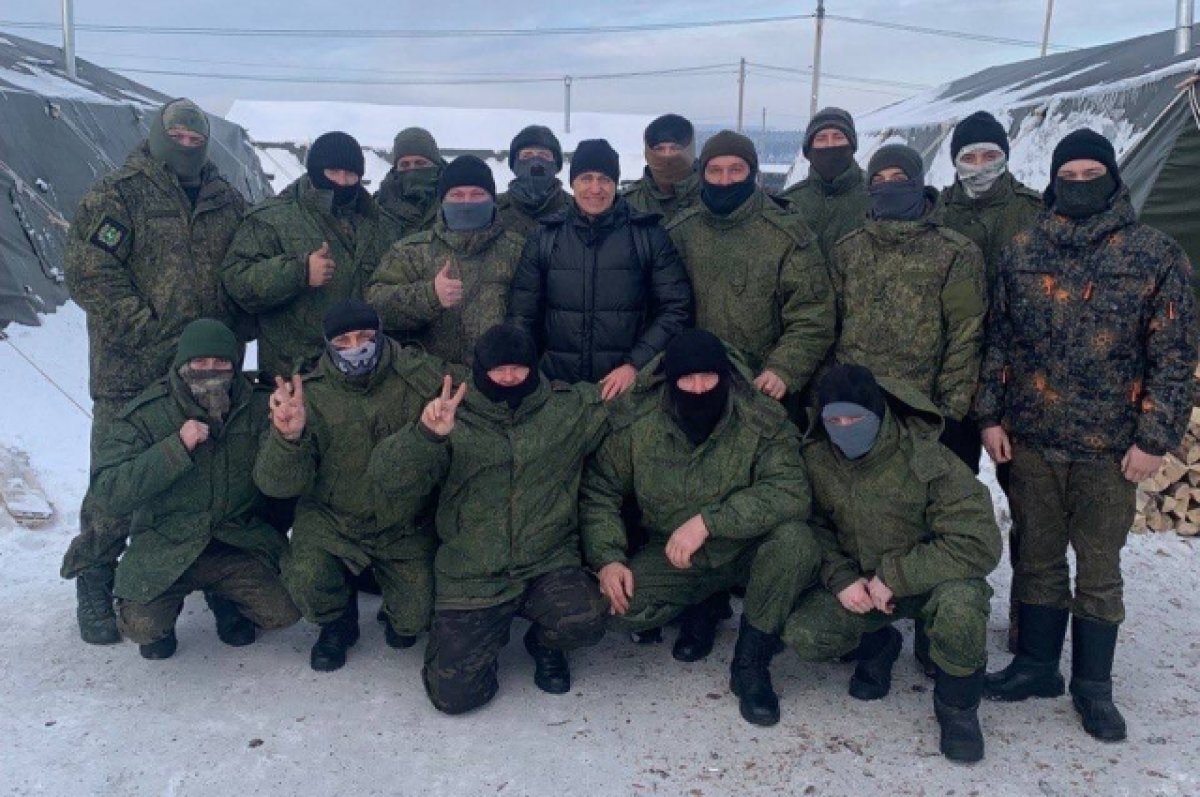    Томские мобилизованные: условия военно-полевые, но сносные