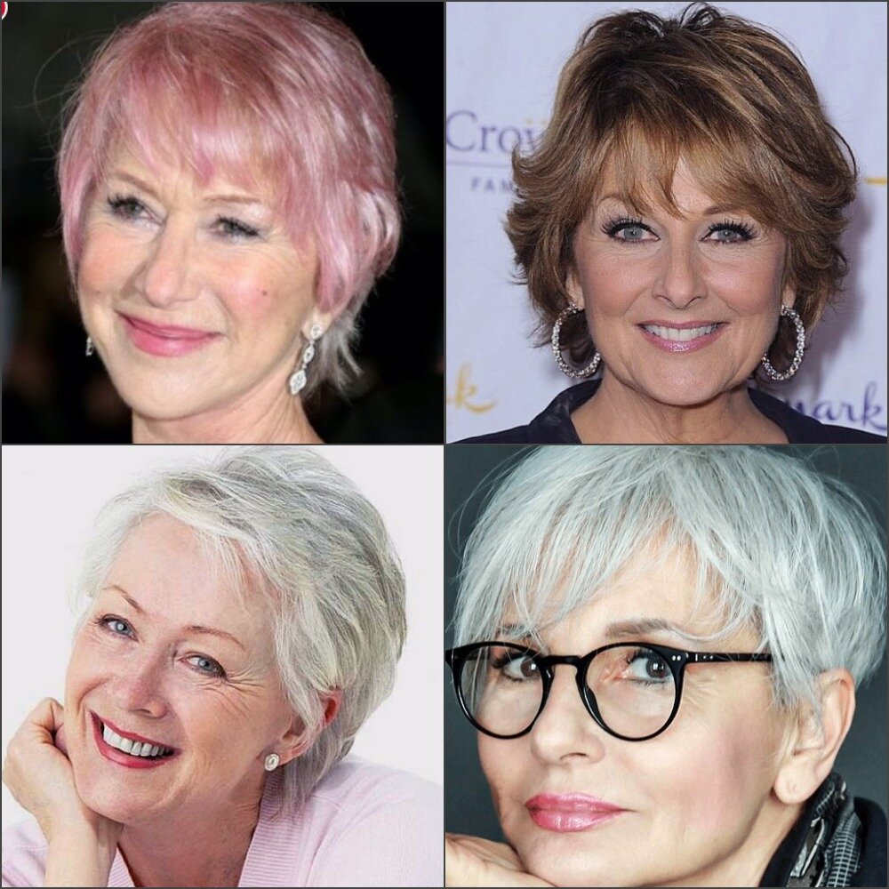 Какую причёску и цвет волос выбрать женщине старше 50 лет, чтобы выглядеть стильно и моложе